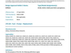 EASA：部分A320燃油泵存問題 嚴(yán)重時或?qū)е掠拖浔?></i>         
         <h2><a href=