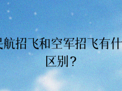 民航招飛和空軍招飛有什么區(qū)別？