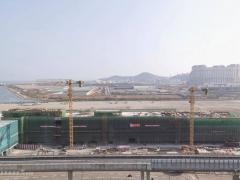 澳門國際機場候機樓南面擴建主體結(jié)構(gòu)工程完工