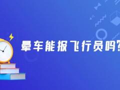 暈車能報飛行員嗎？