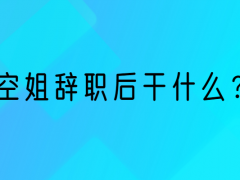 不想做空姐了，空姐辭職后干什么？