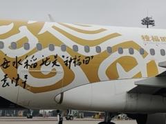 海水稻香，梅州柚甜――兩架“興農(nóng)”彩繪機(jī)同日首飛黃山